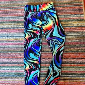 Justice pants multicolor.